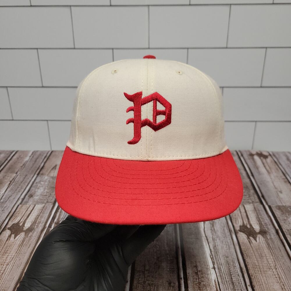 American Needle Philadelphia Phillies Vintage 6 7/8 Fitted Hat 90's MLB Made USA